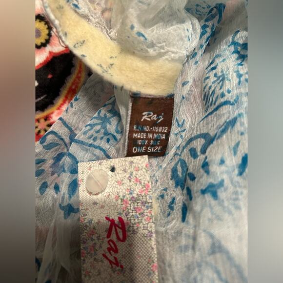 Raj Boho Silk Scarf - Picture 4 of 4